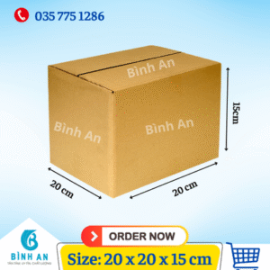 Thùng carton size 20x20x15